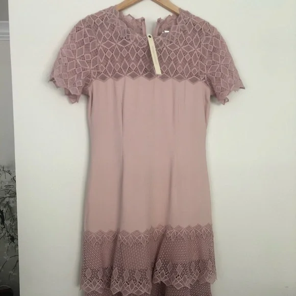 Jonathan Simkhai tiered guipure lace mini dress - Picture 4 of 6